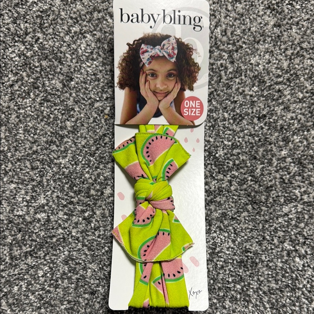Baby Bling bows Watermelon headband